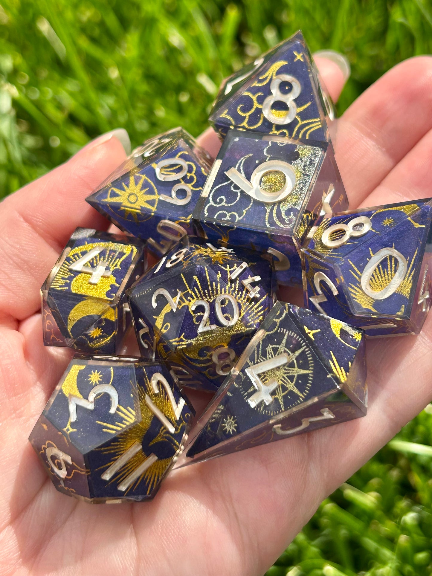 Solar Storm | 8-piece dice set