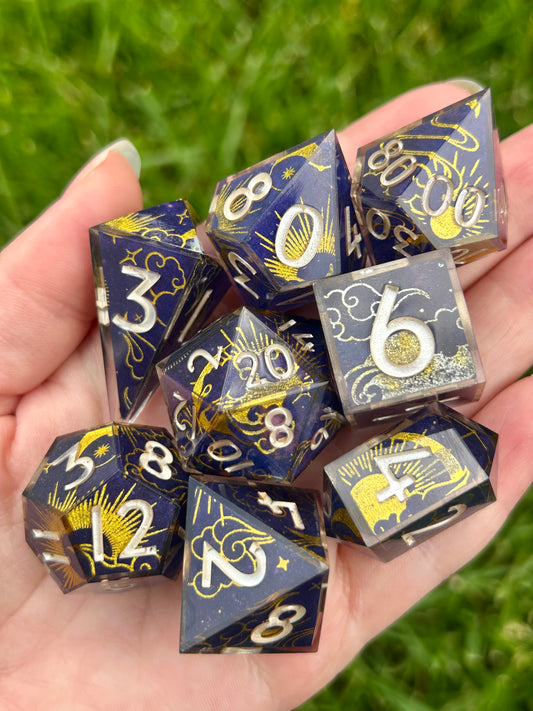Solar Storm | 8-piece dice set