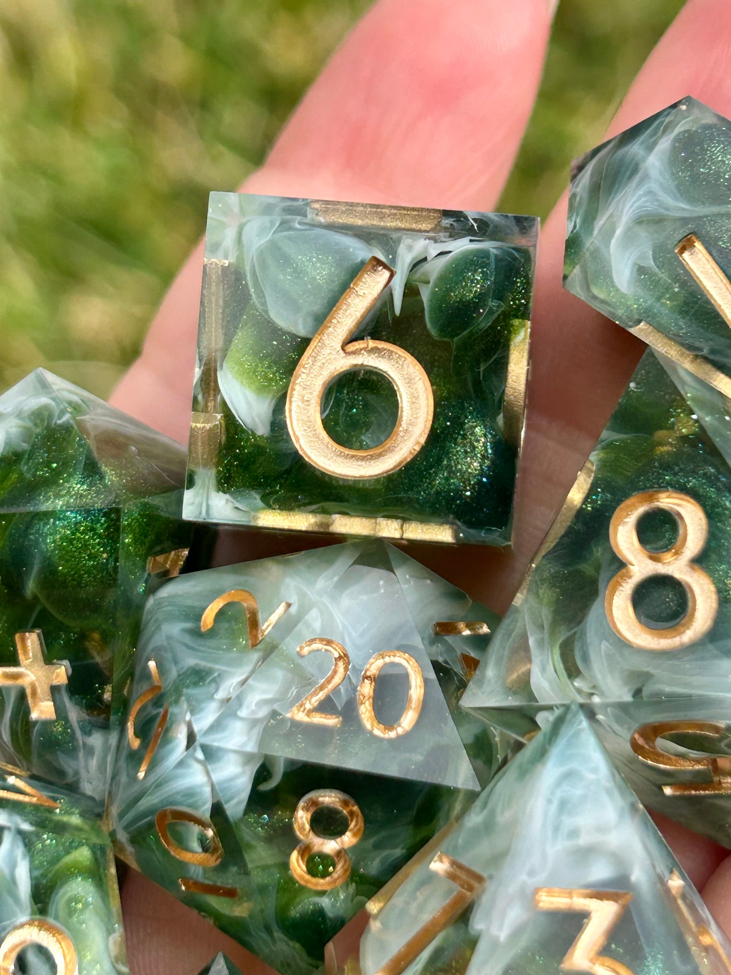 Chlorophyll | 8-piece dice set