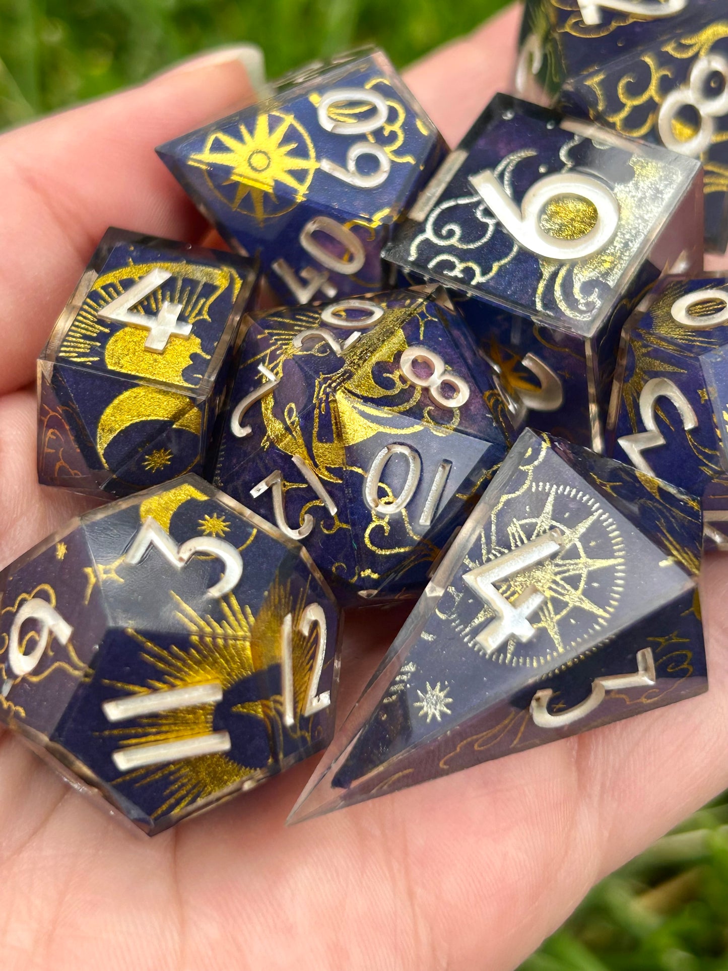 Solar Storm | 8-piece dice set