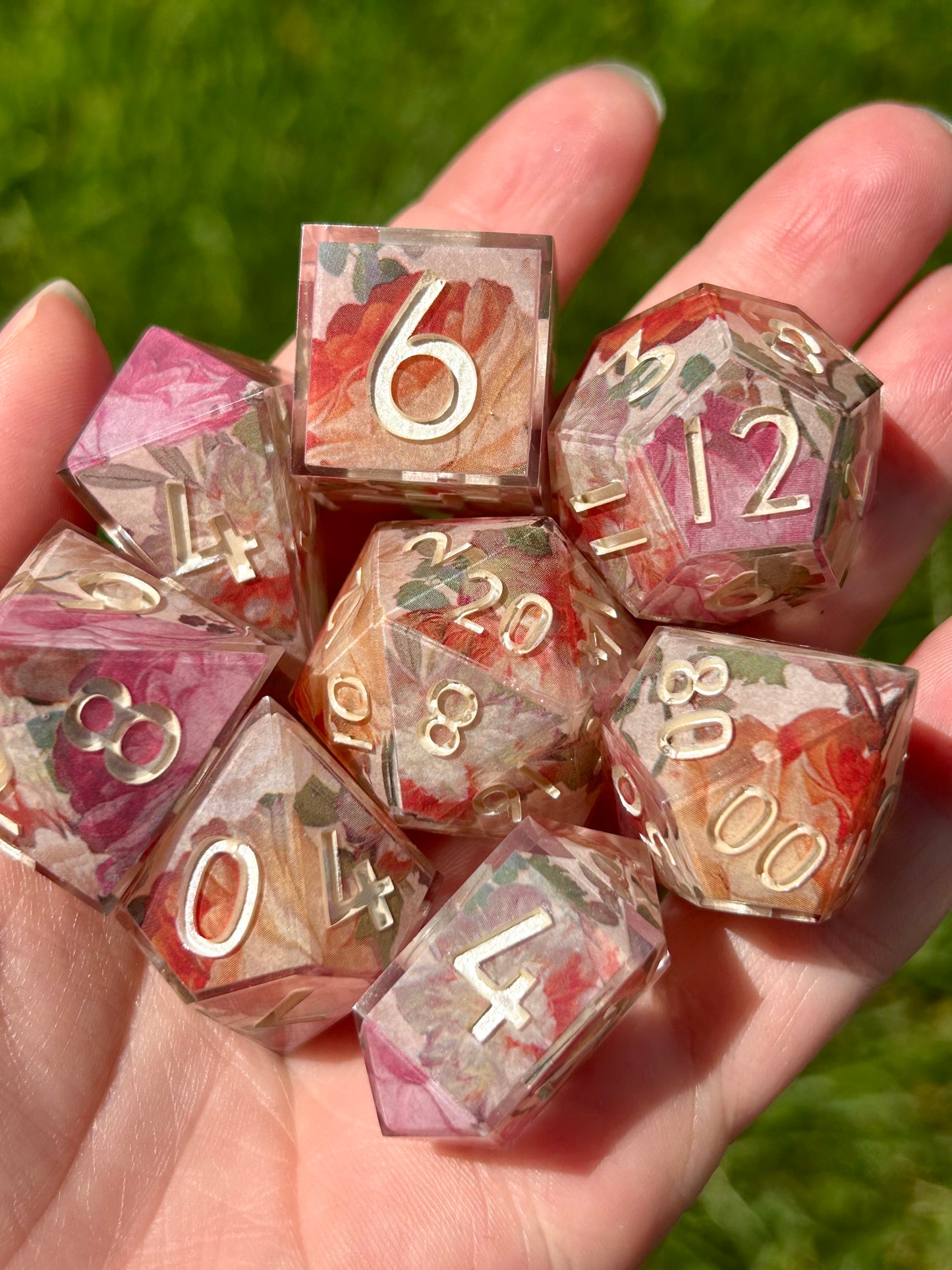 Spring Court | 8-piece dice set
