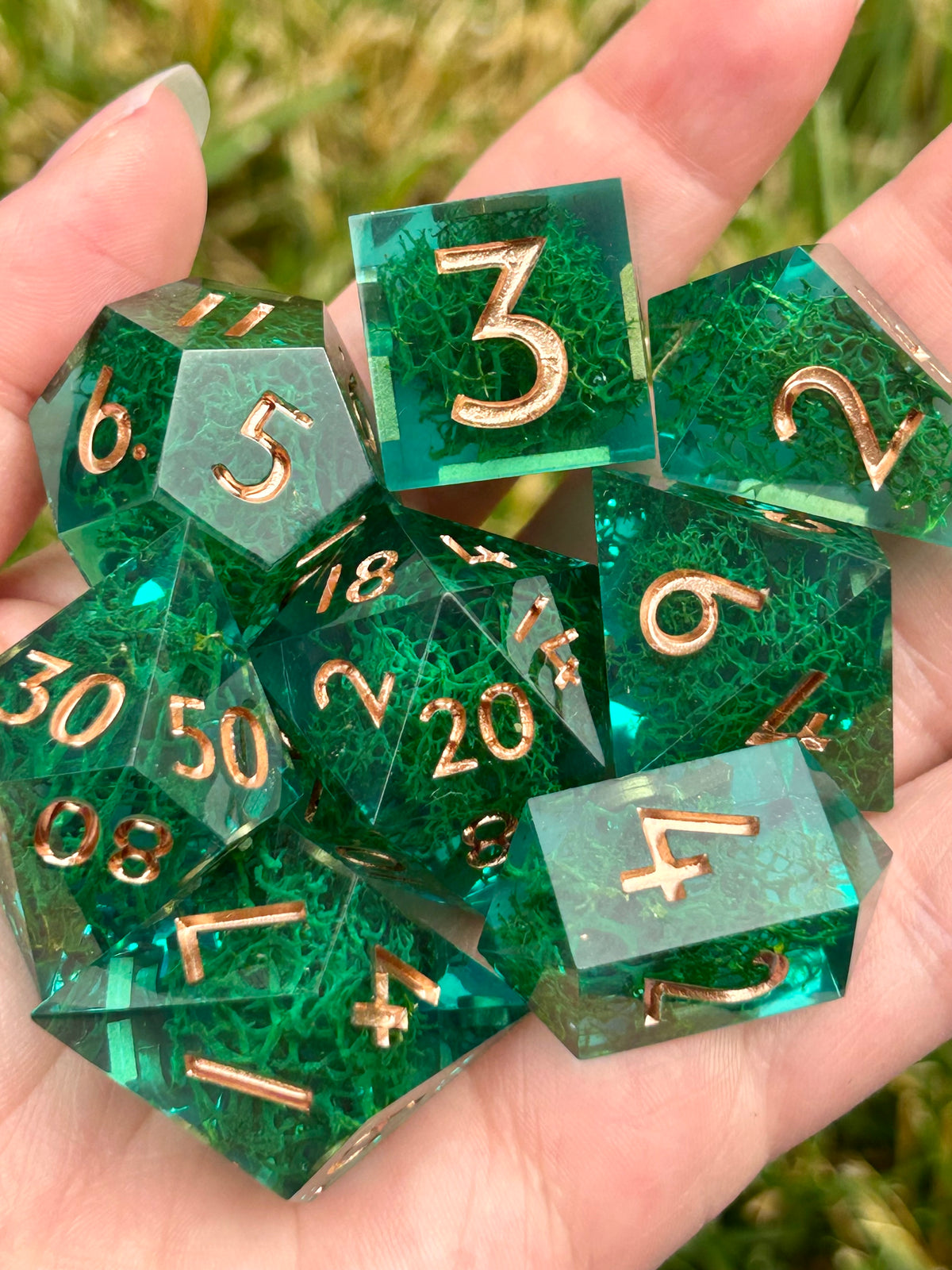 Fathoms below | 8-piece dice set