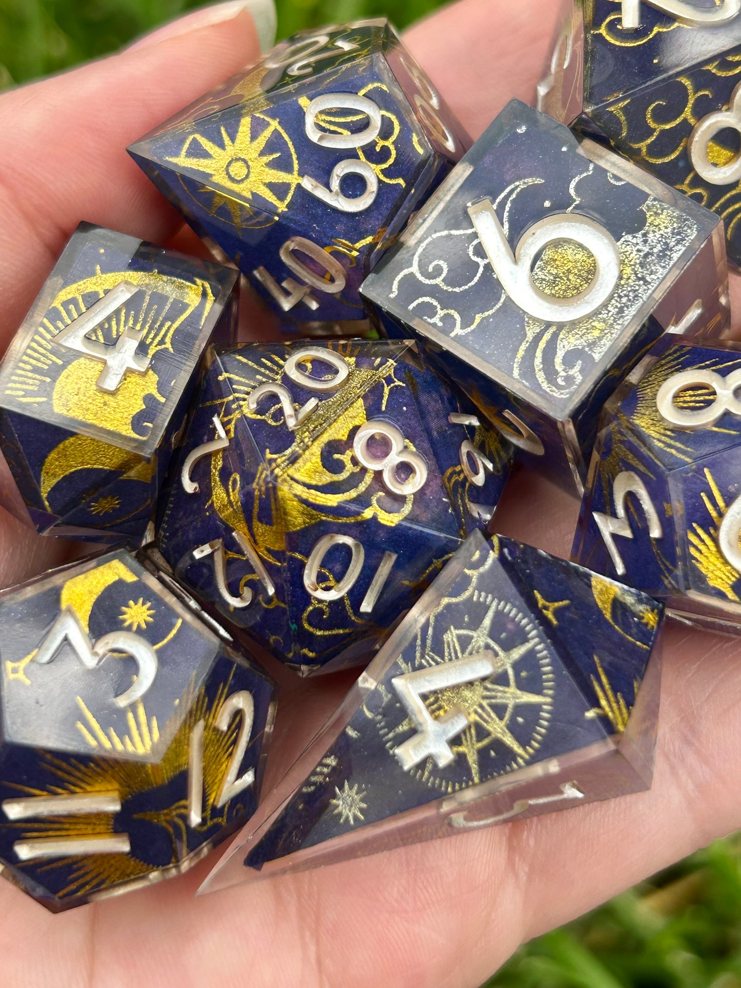 Solar Storm | 8-piece dice set