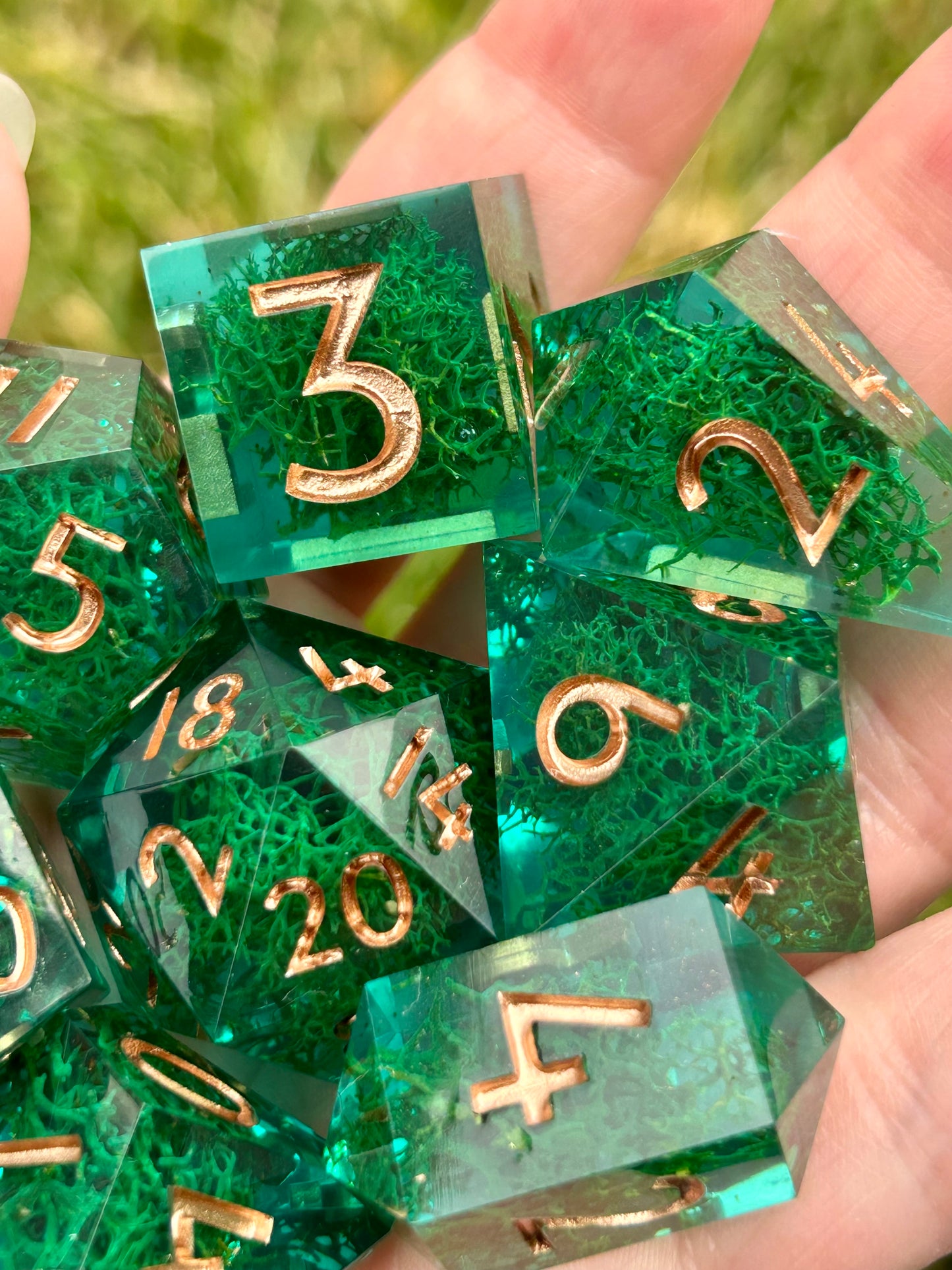 Fathoms below | 8-piece dice set
