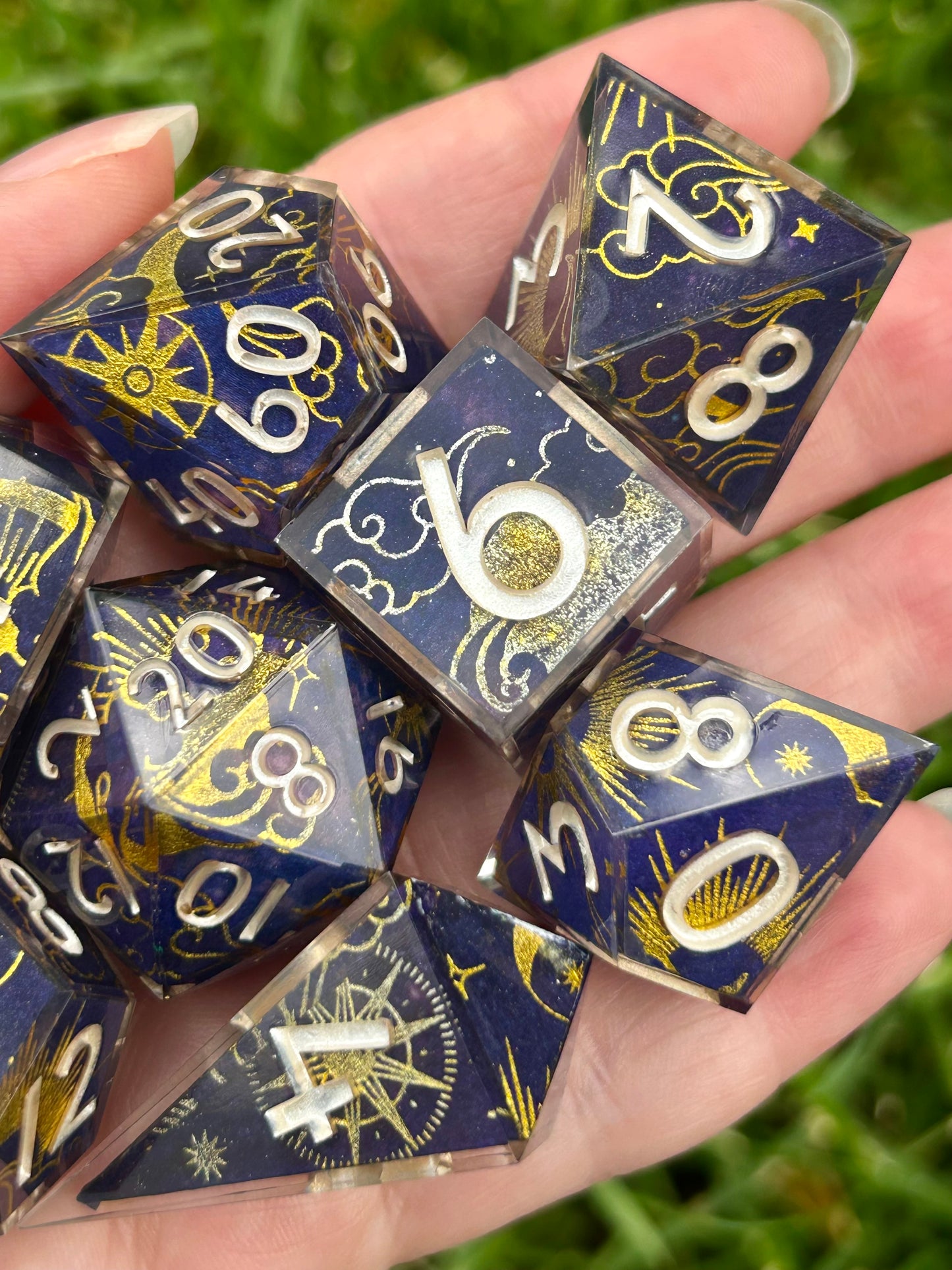 Solar Storm | 8-piece dice set