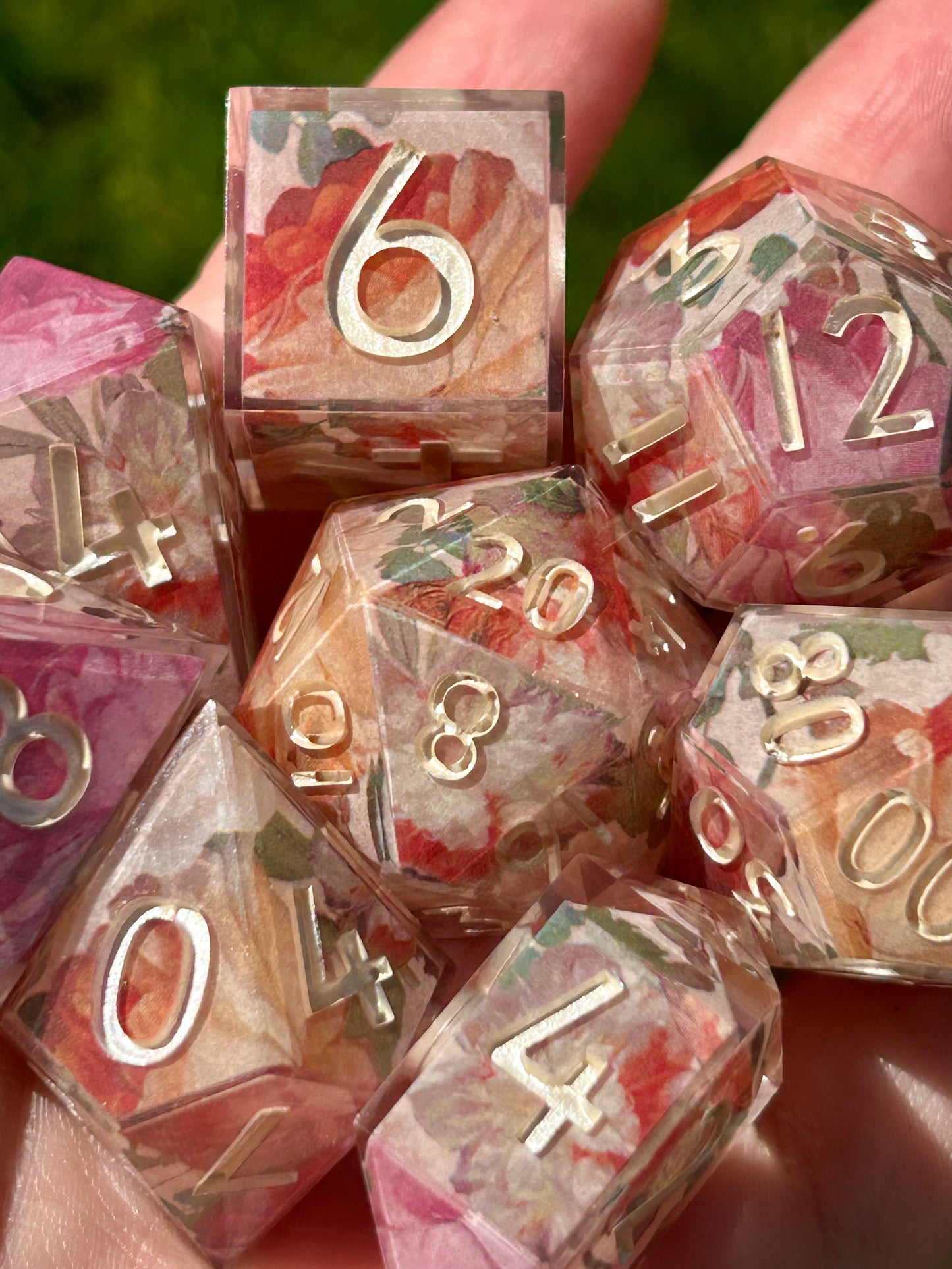 Spring Court | 8-piece dice set